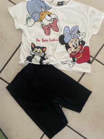 Neues LCW Minnie Maus Sommerset Gr.110/116