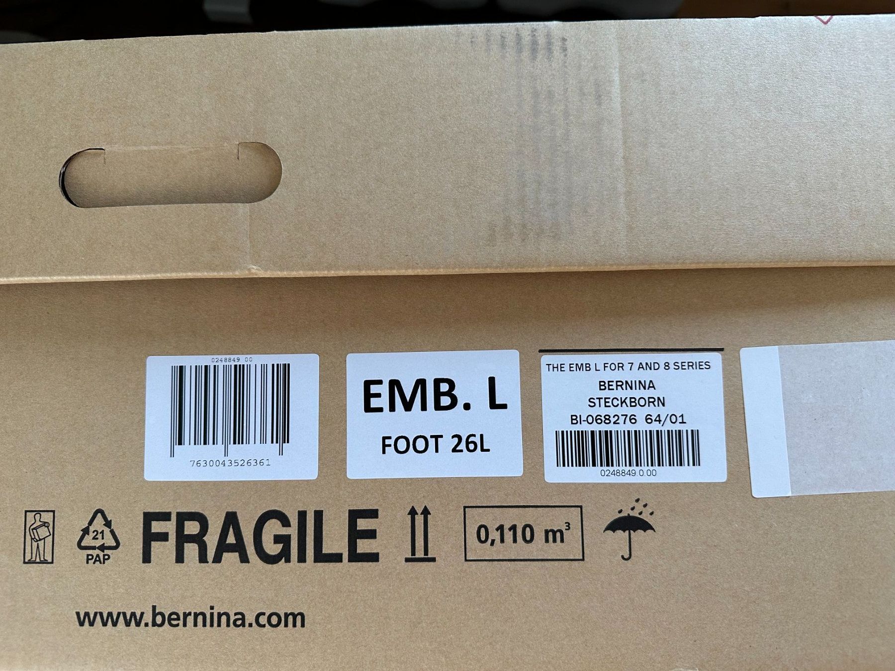 Bernina Machines à coudre: Bernina Stickmodul Smart Drive Technology SDT – Neuf avec emballage d'origine à Männedorf par nicodemus01 3