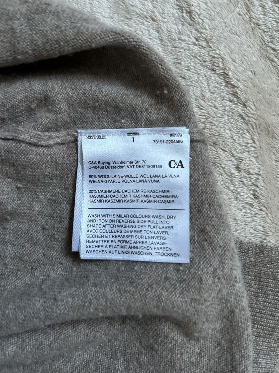 C&A Maglioni & Felpe: C&A Pullover grey-Brown size S with cashmere good condition – Nuovo (secondo la descrizione) da Bern venduto da ani_g2db 2