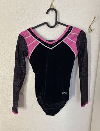 Ervy Turnanzug , Grösse 152, Schwarz/Pink - Top Zustand!