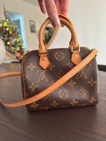 Louis Vuitton, Nano Speedy - Mini HL Leder Handtasche