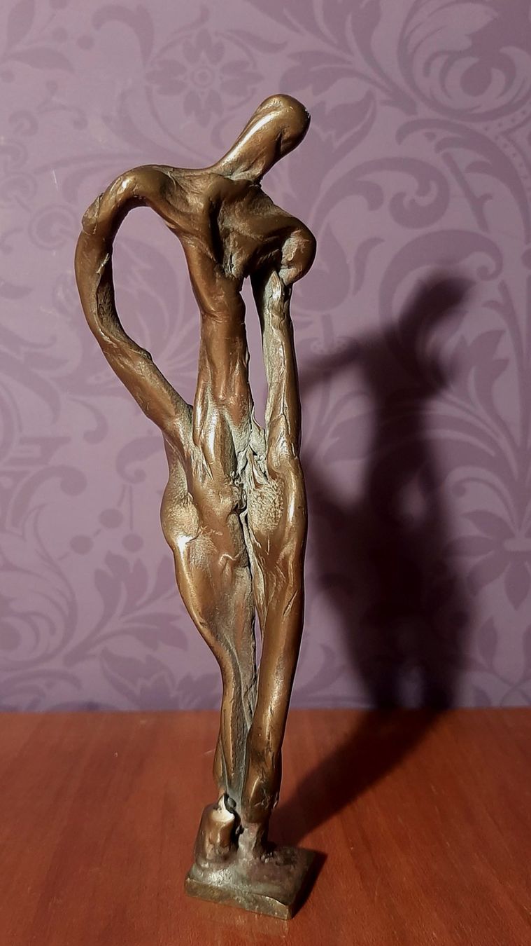 Sculture & Statue: Expressionistische Bronze Skulptur – Usato da Arbon venduto da torso444