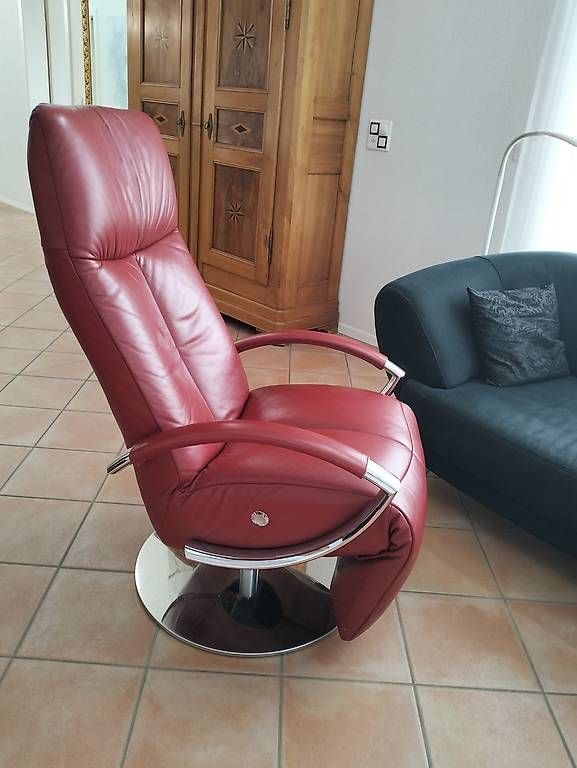 Sessel: Relaxsessel Strässle Leder – Gebraucht aus Düdingen von deal001 3