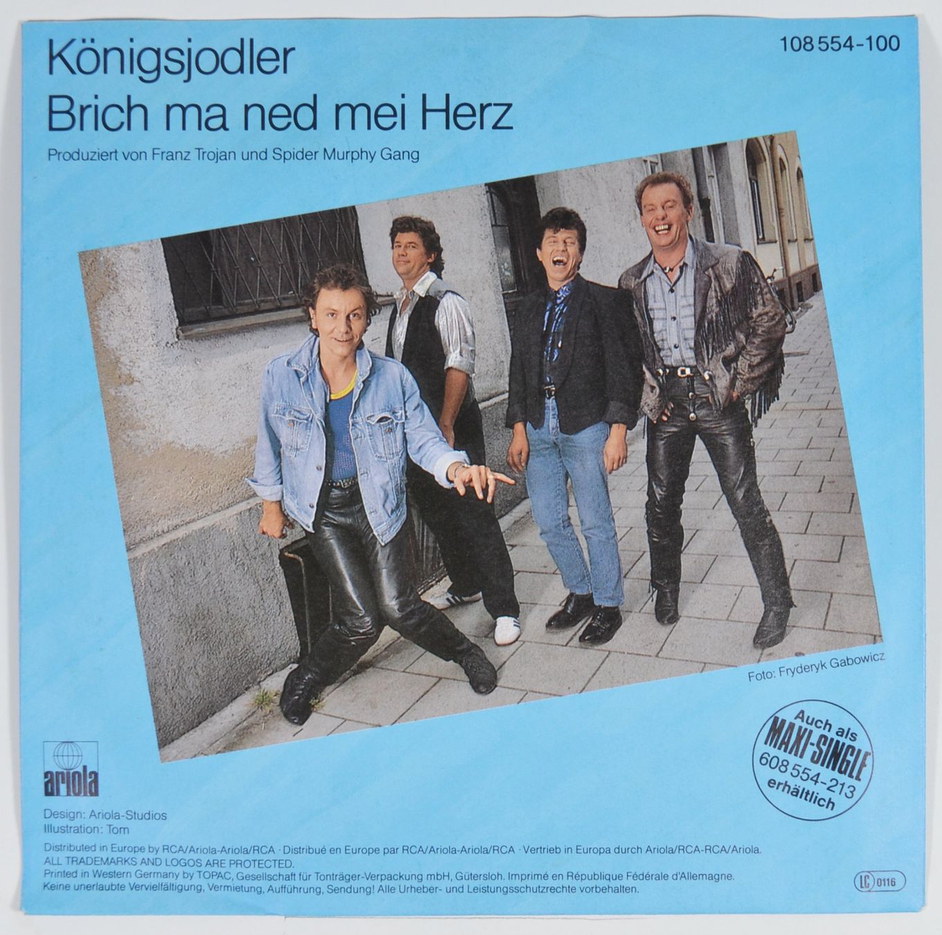 Dischi in vinile: Single: SPIDER MURPHY GANG  - Der Königsjodler – Nuovo (secondo la descrizione) da Frenkendorf venduto da Yard-Sale-2000 1