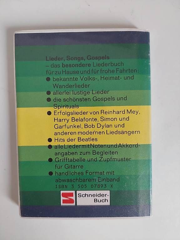 Libri: Gitarrenbuch: Lieder, Songs & Gospels – Usato da Embrach venduto da mon_m5ws 2