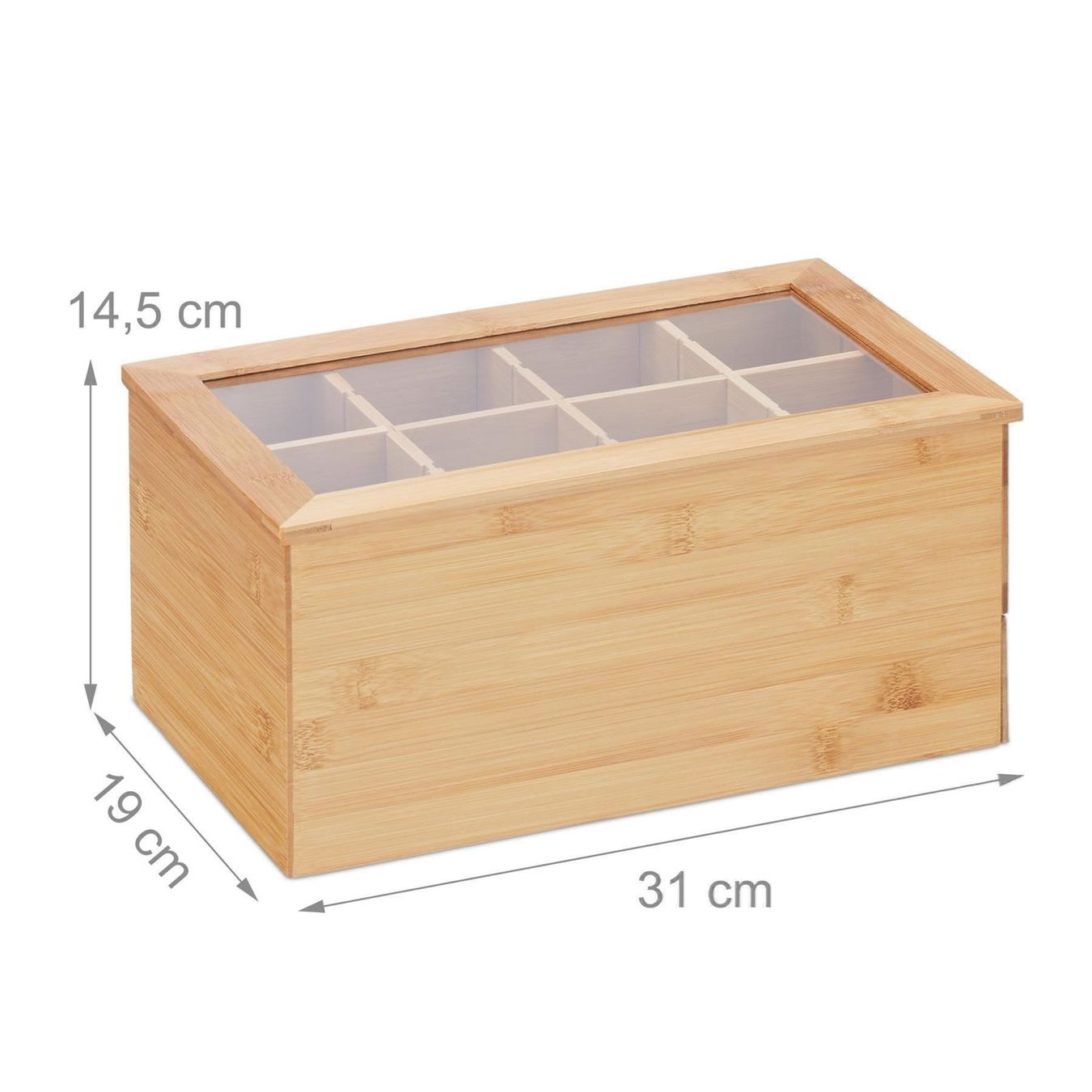 Altro per la casa: GROSSE TEEBOX BAMBUS VERSTELLBARE FÄCHER – Nuovo e nell'imballaggio originale da Gerlafingen venduto da Tsuru 4