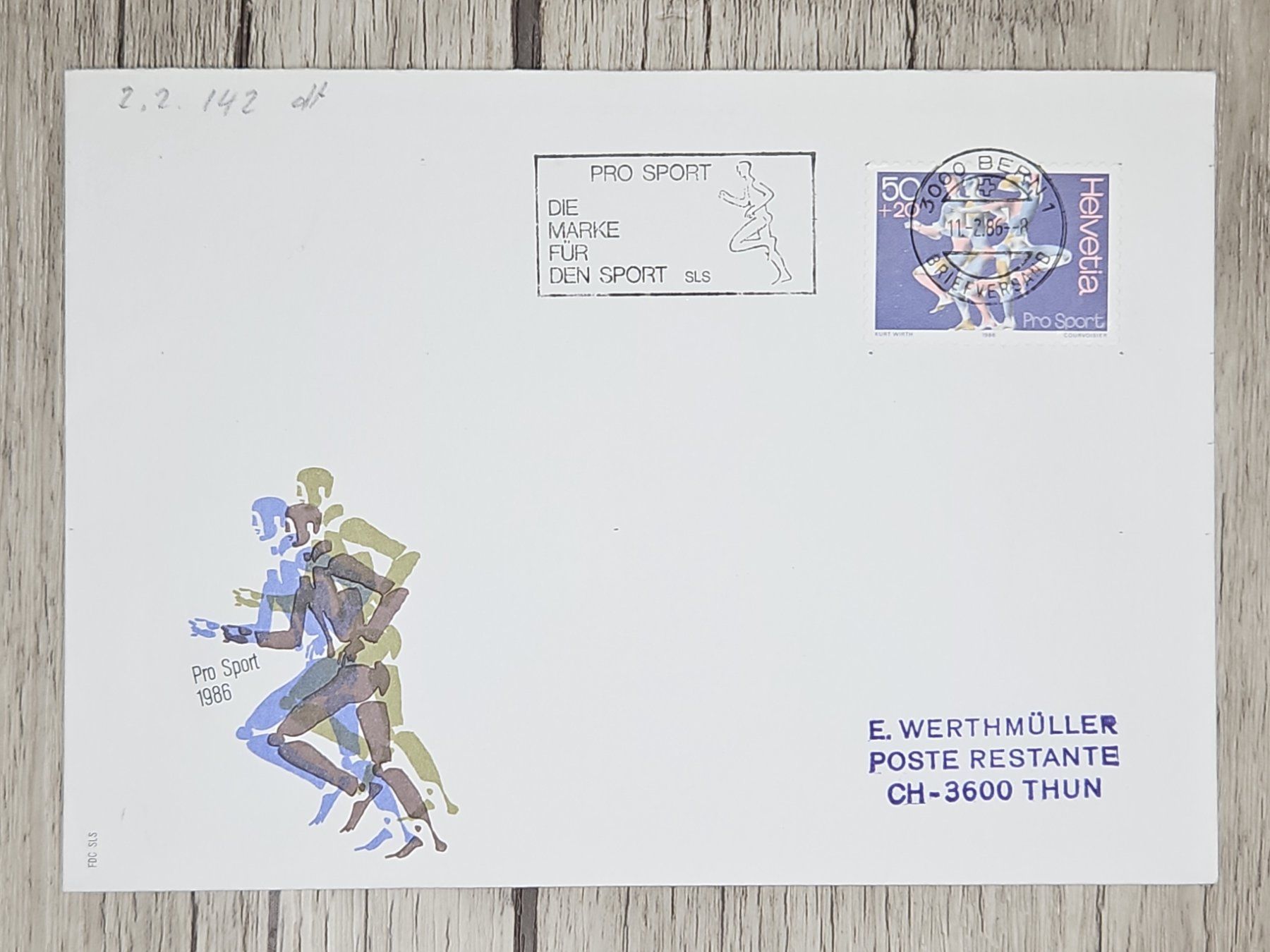 Tutti i francobolli: CL09 Enveloppe + Timbre Suisse 1986 – Usato da Cousset venduto da Patrick_Collections