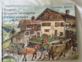 Bergheuett Ficuazione sul magengo Les foins au mayen R. Buch