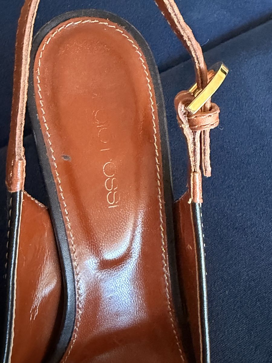 Sergio Rossi Chaussures femmes: Sergio Rossi Sandalen - Denim Leder – D'occasion à Zürich par Gadgets2020 1