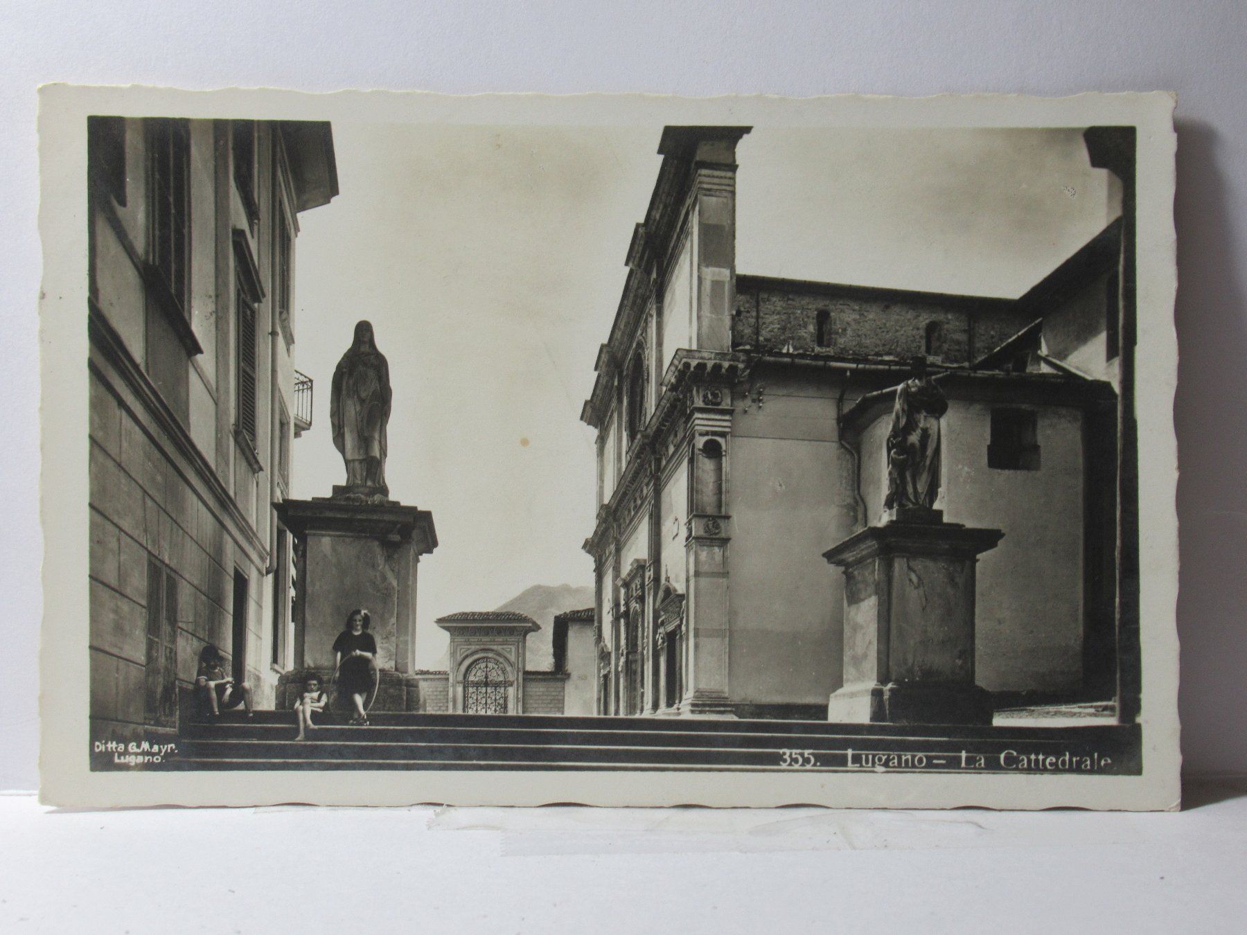 Cartoline postali: Lugano - La Cattedrale – Usato da Grenchen venduto da Bluemchen1900
