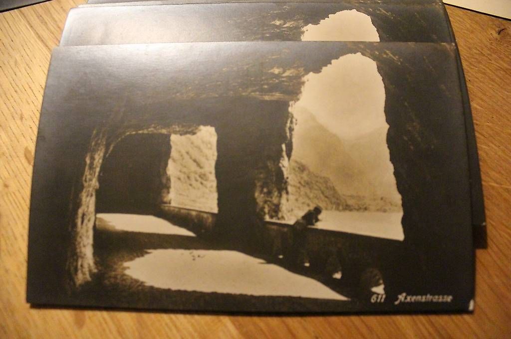 Cartoline postali: Alte Postkarte der Axenstrasse – Usato da Brunnen venduto da pg8870 1