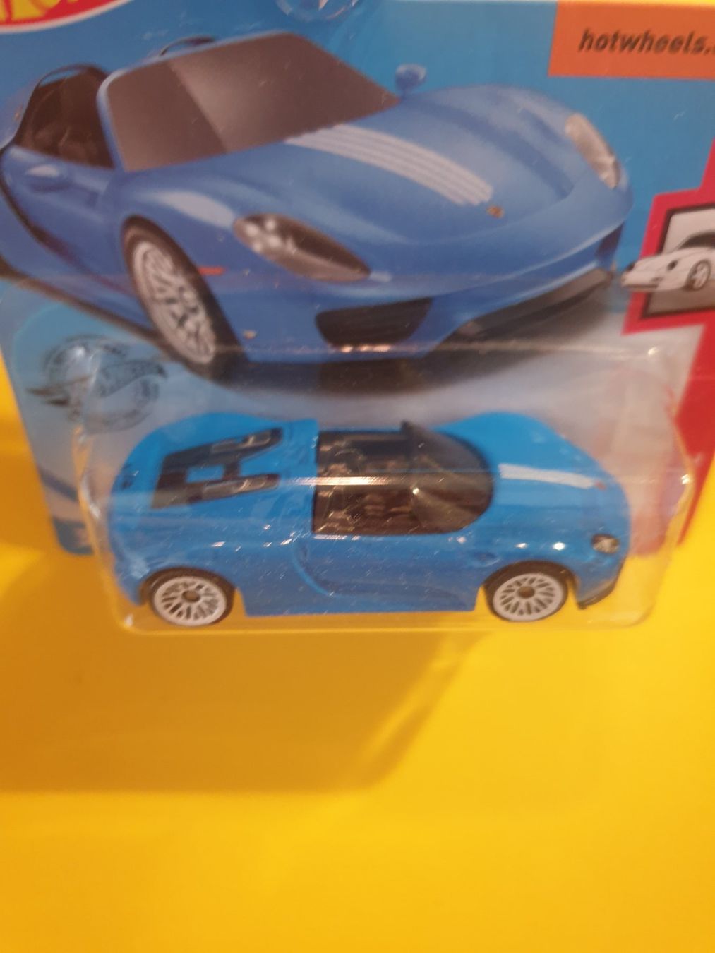 Hot Wheels Modellini d'auto: Hot Wheels PORSCHE 918 SPYDER – Nuovo e nell'imballaggio originale da Oftringen venduto da Rotor 3