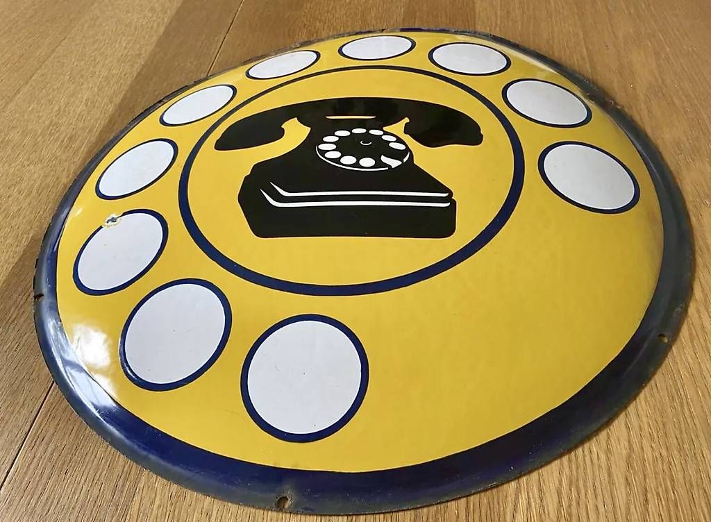 Schilder: Insegna telefonica smaltata - emailschild - schild  – Gebraucht aus Minusio von dsf_7sfg 3