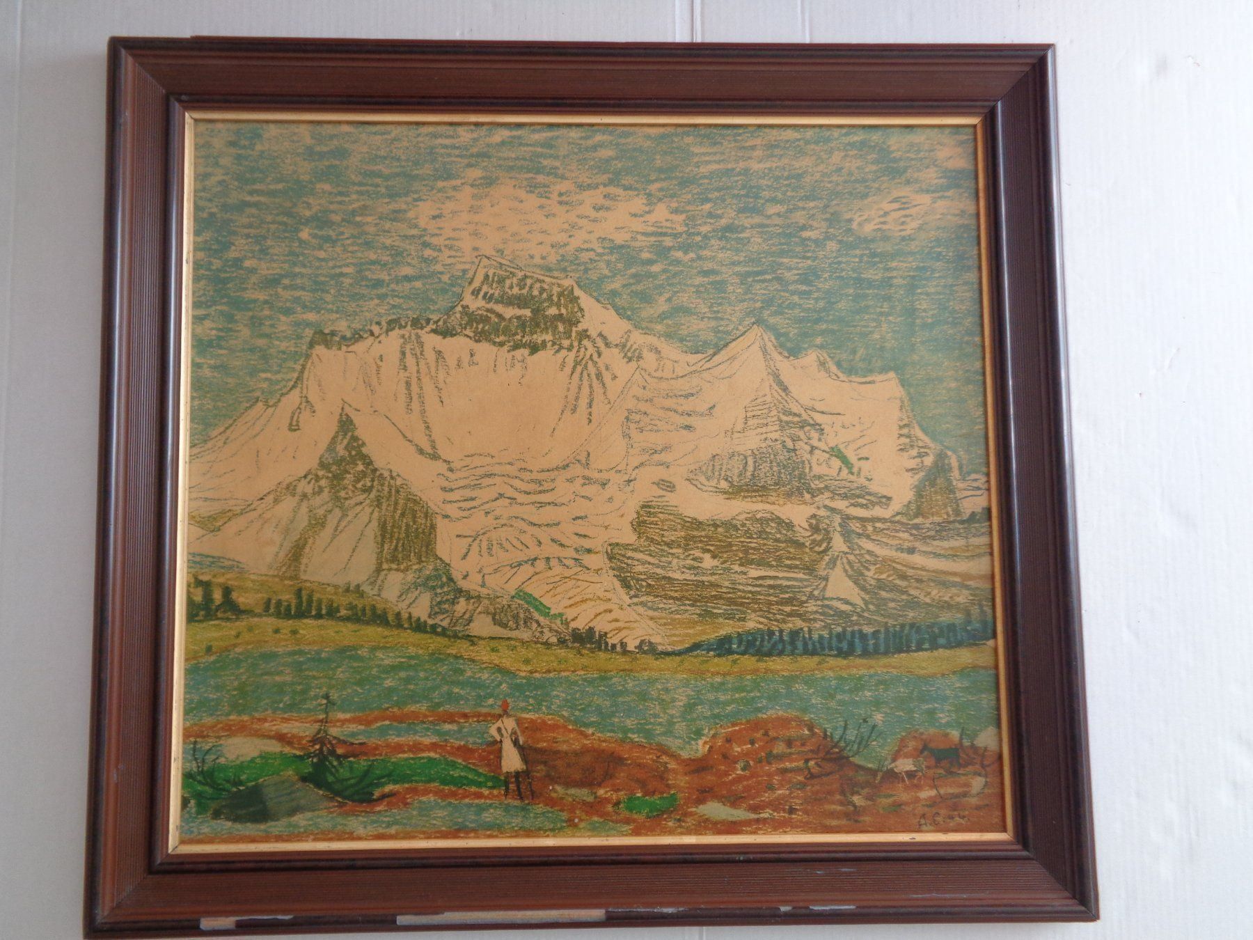 Foto & Immagini: Berner Oberland Kunstdruck A. Carigiet – Usato da Chur venduto da omonia