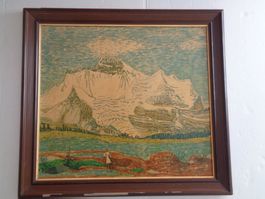 Berner Oberland Kunstdruck A. Carigiet