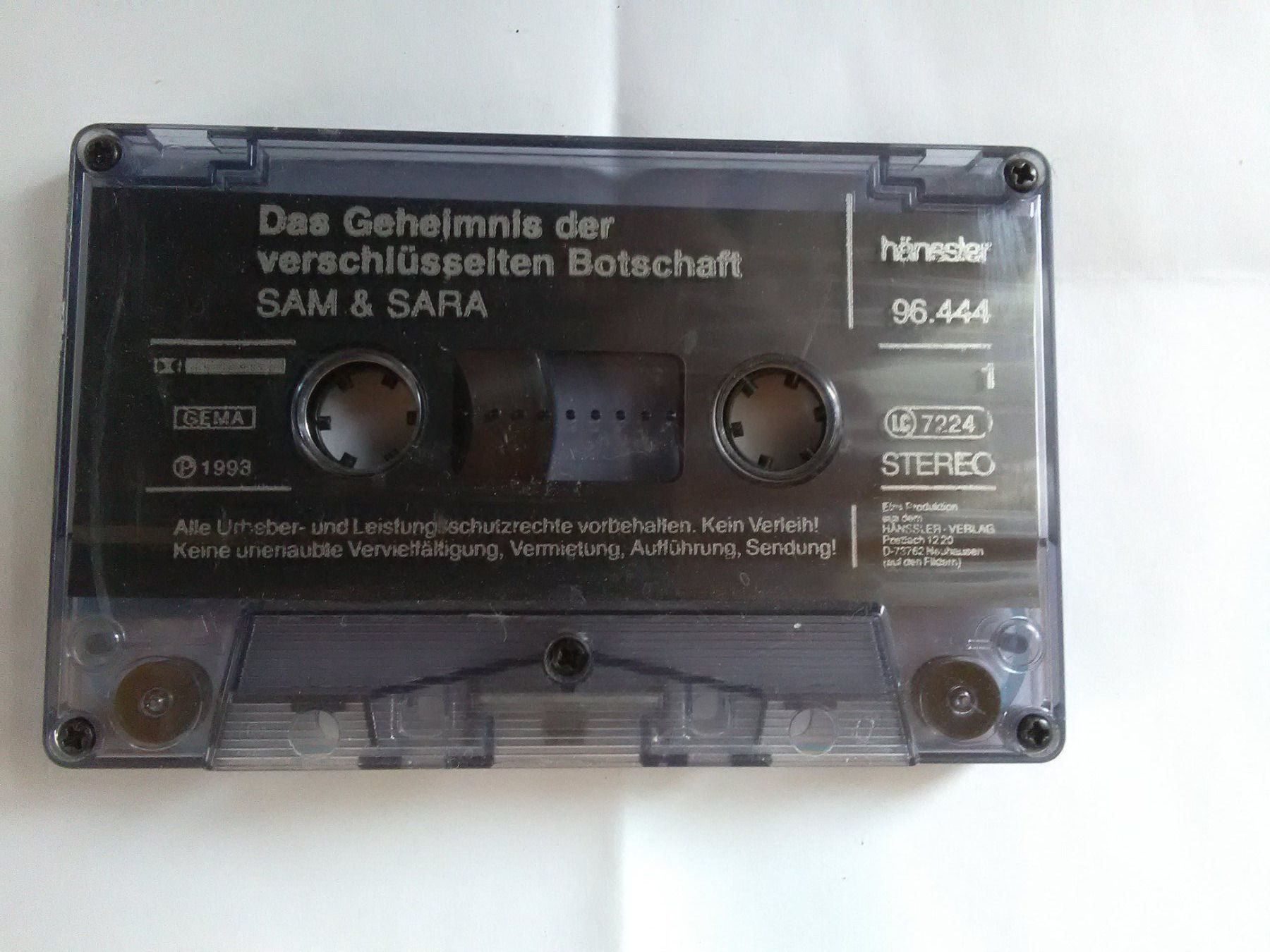 Musicassette: Das Geheimnis der verschlüsselten Botschaft – Usato da St.Galllen venduto da elkaphone 3
