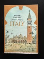 National Geographic Karte von Italien, Vintage 1970
