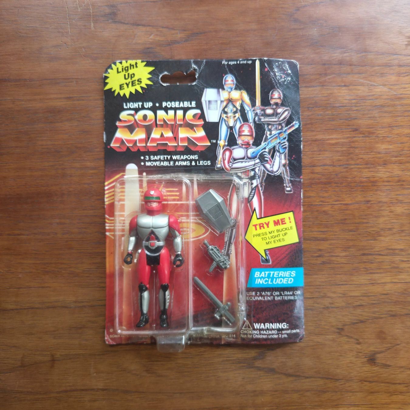 Statuette: Sonic Man Actionfigur Soma International Ltd 90s – Usato da Zürich venduto da Wickeddude
