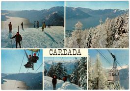 Locarno - 5 Bild AK Cardada