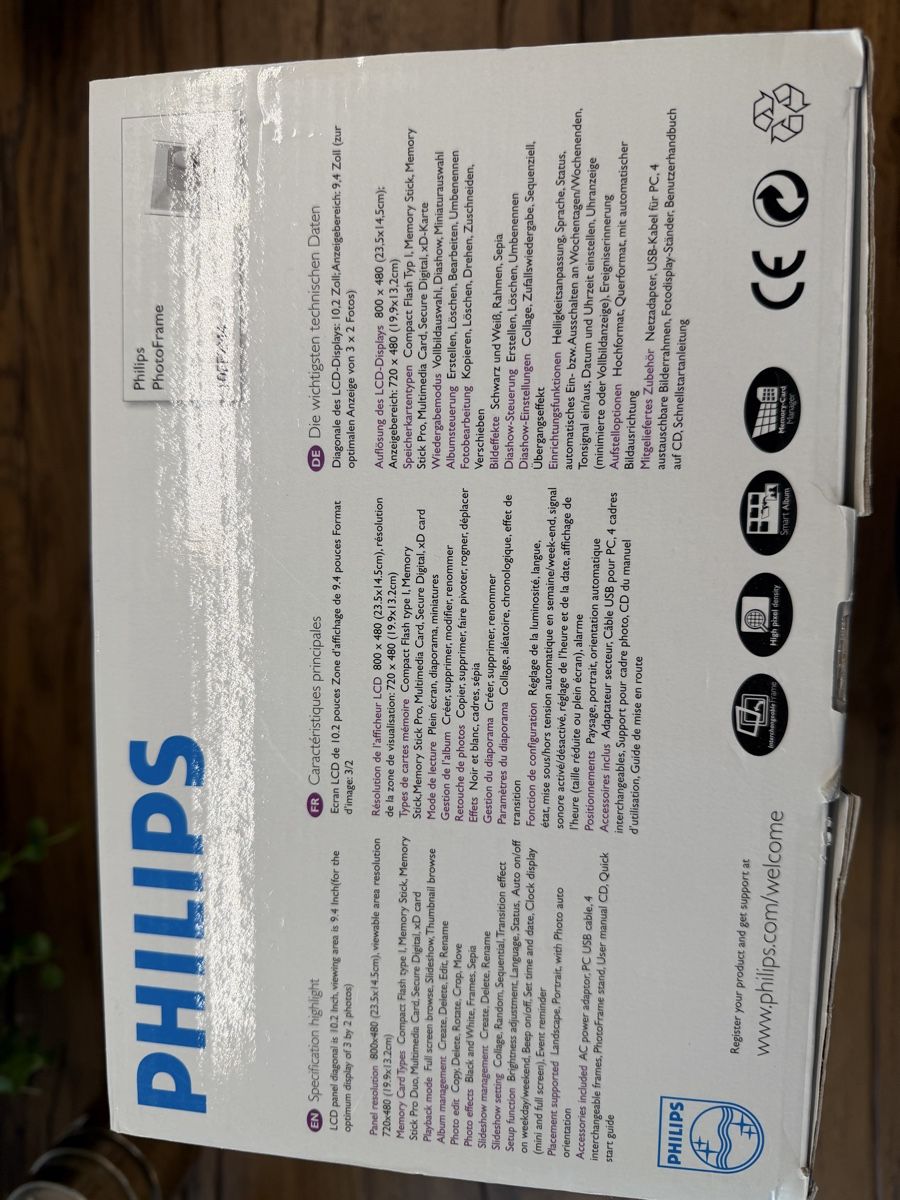 Philips Bilderrahmen: Digitale Photo Frame – Neu (gemäss Beschreibung) aus Dübendorf von Martha06 3