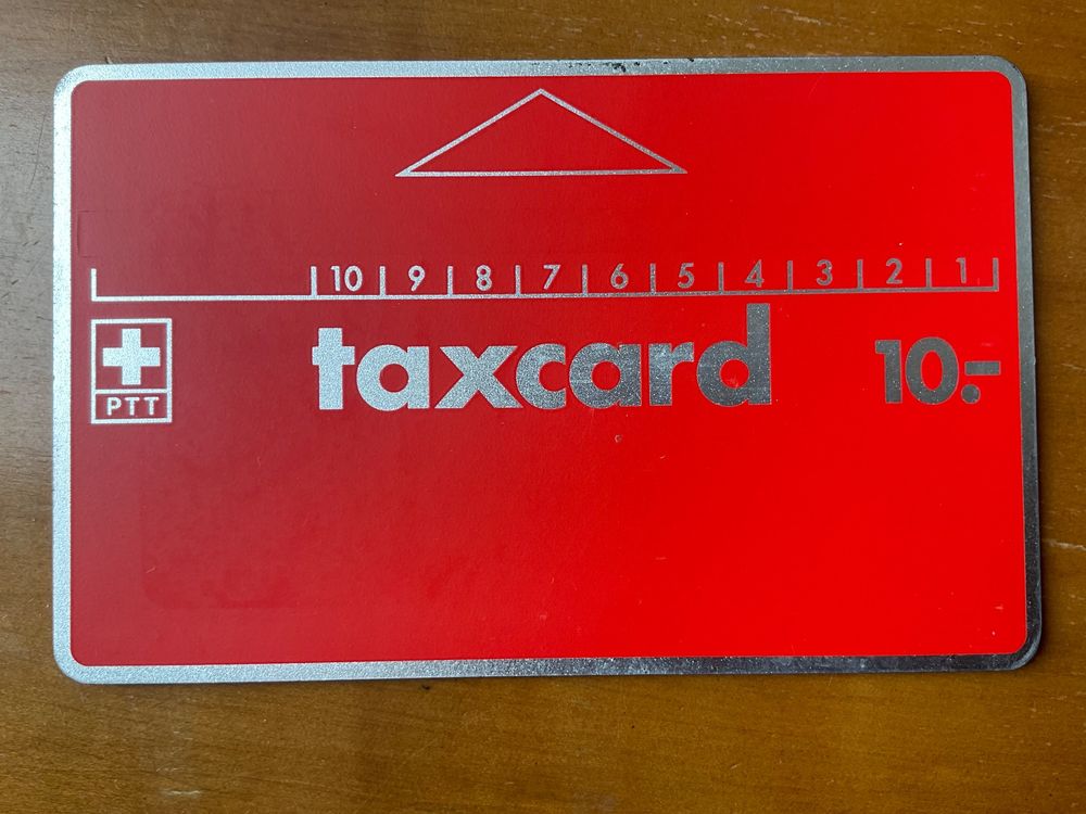 Erste Taxcard P1, C0_208365 ungebraucht (Neu (gemäss Beschreibung)) in ...