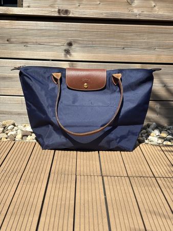 Longchamp Le Pliage Tasche dunkelblau Grösse M