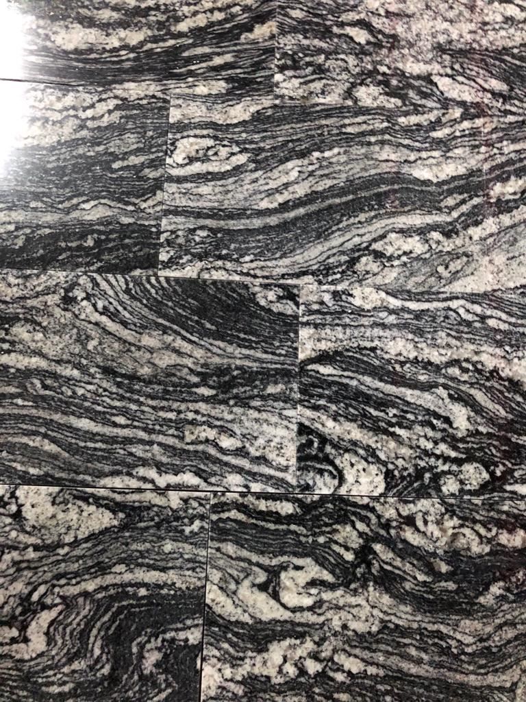 Rivestimenti per pavimenti: 49.3 m2 Paket Granitfliese Black Forest – Nuovo e nell'imballaggio originale da Dietikon venduto da Baedershop24 2