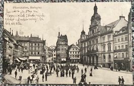 Pforzheim, Deutschland, Ansichtskarte 1911