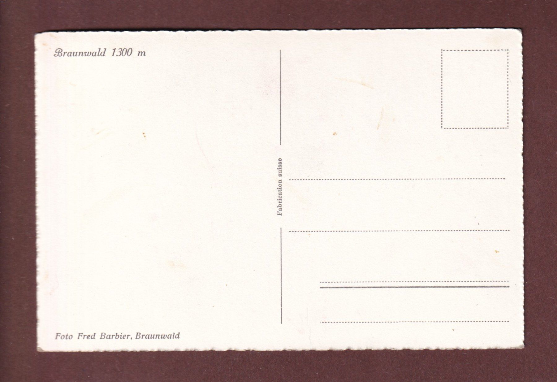 Cartoline postali: BRAUNWALD - 4 Bilder – Usato da Pully venduto da nicecards-shop 1