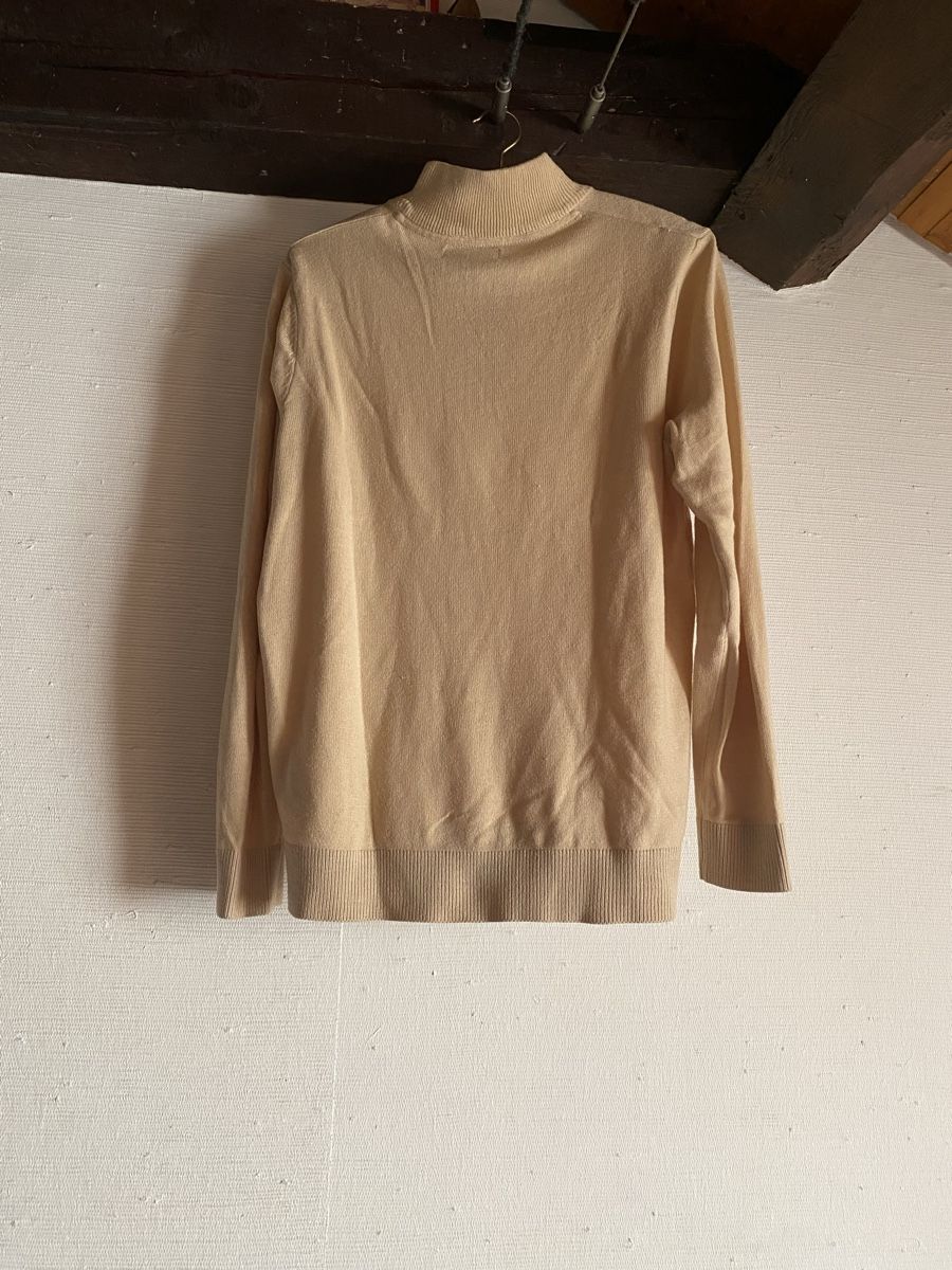 Pullover & Sweatshirts: Pull à col zippé Threadbare beige taille M – Neu (gemäss Beschreibung) aus Geneve von Monthoux13 1