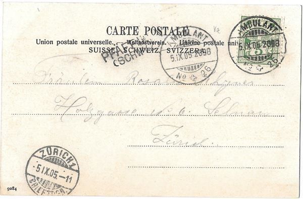 Cartoline postali: Pfäffikon Hotel Luegeten – Usato da Olten venduto da clotaldi 1