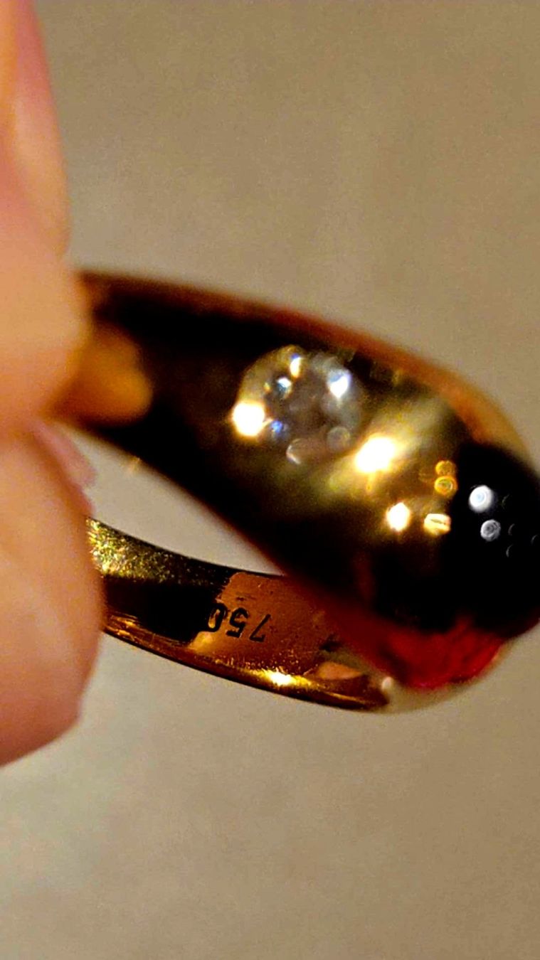 Anelli: Diamantring mit Saphir Cabochon – Usato da Opfikon venduto da koiliebhaber 2