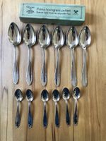 6 Kaffee / Tee und 6 Suppenlöffel in OVP Neu Vintage 1950