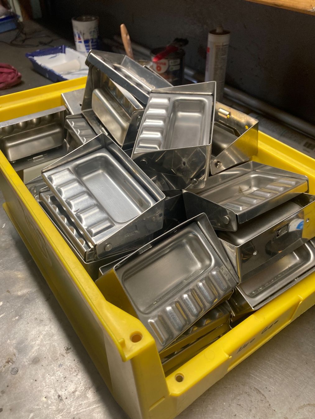 Aschenbecher: Aschenbecher inox – Gebraucht aus Künten von sheila017 2