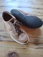 Herren Sneaker braun Leder/Veloursleder Grösse 43