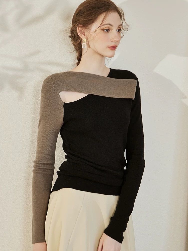 Lana: Completely new wool Elegant Womens Cutout Sweater M – Nuovo e nell'imballaggio originale da Basel venduto da 550_ckp6