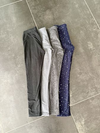 4x Leggings für Mädchen