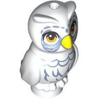 LEGO 21333pb06 Owl, Elves with Yellow Beak, Orange Eyes