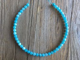 AQUAMARIN (VERMUTLICH NICHT ECHT)  KUGELN 8mm