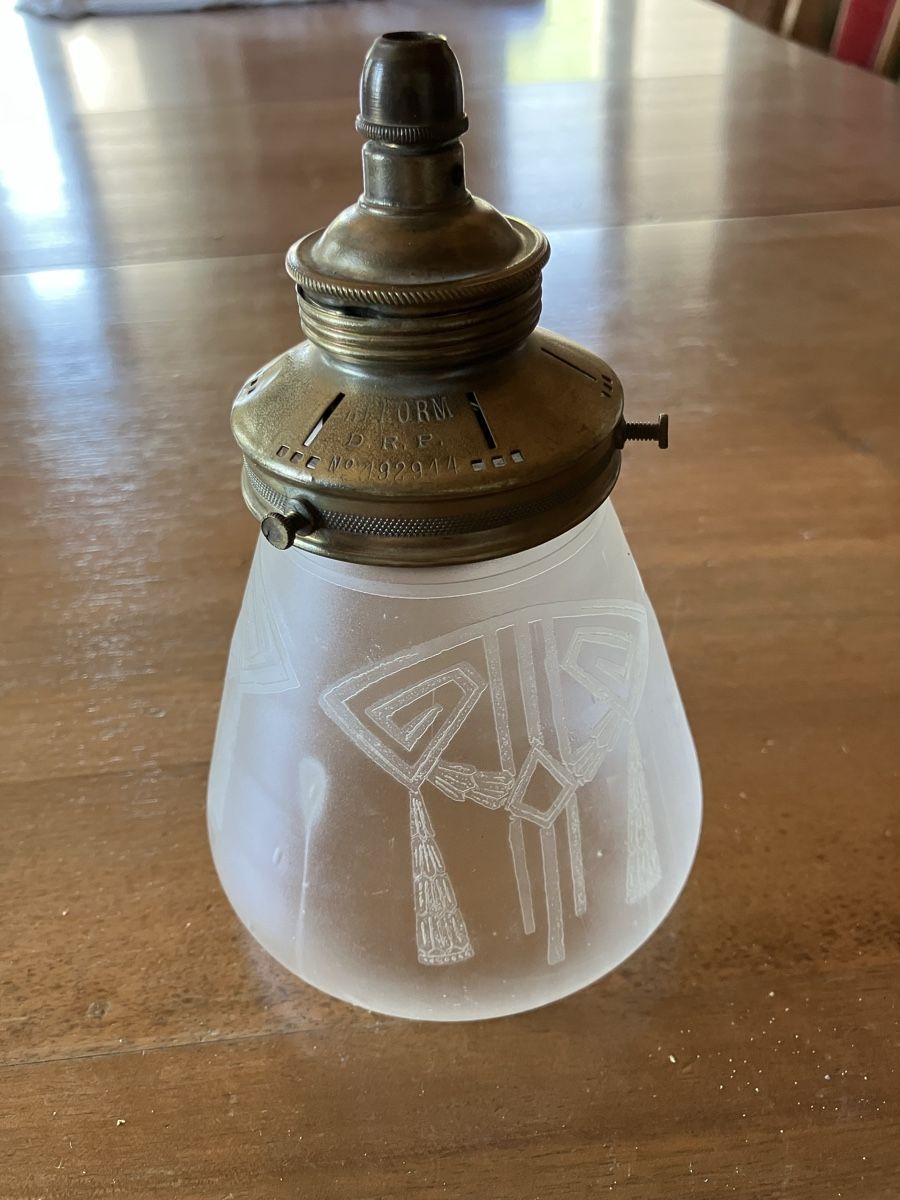 Lampen: Hängelampe, D.R.P., Lampe – Gebraucht aus Neftenbach von 889095