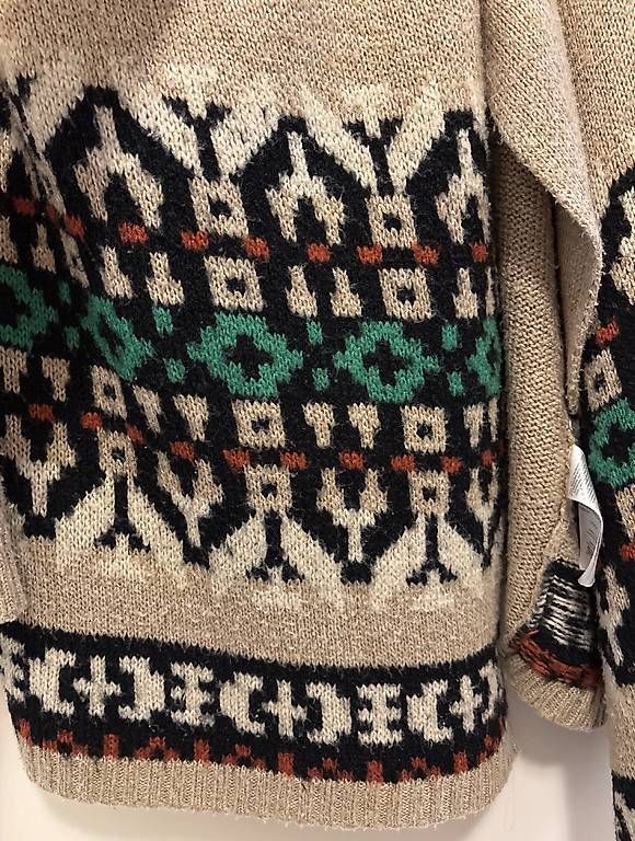 Only Maglioni & Felpe: Kuschelige Strickjacke Ethno Style – Usato da Baden venduto da Chrisenft 3