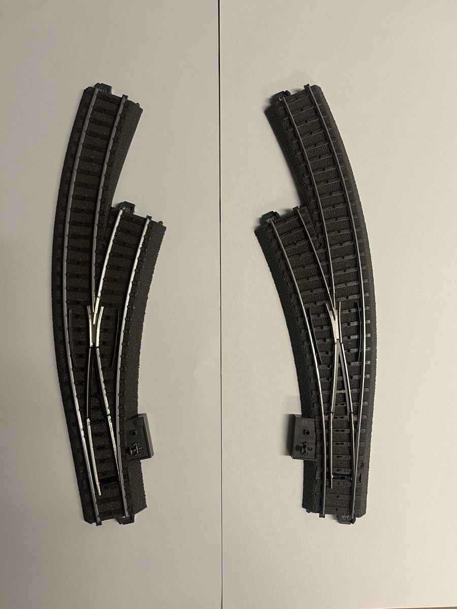 Märklin Modelleisenbahnen: Märklin HO Bogenweiche links und rechts  – Gebraucht aus Schliern b. Köniz von paki66 2