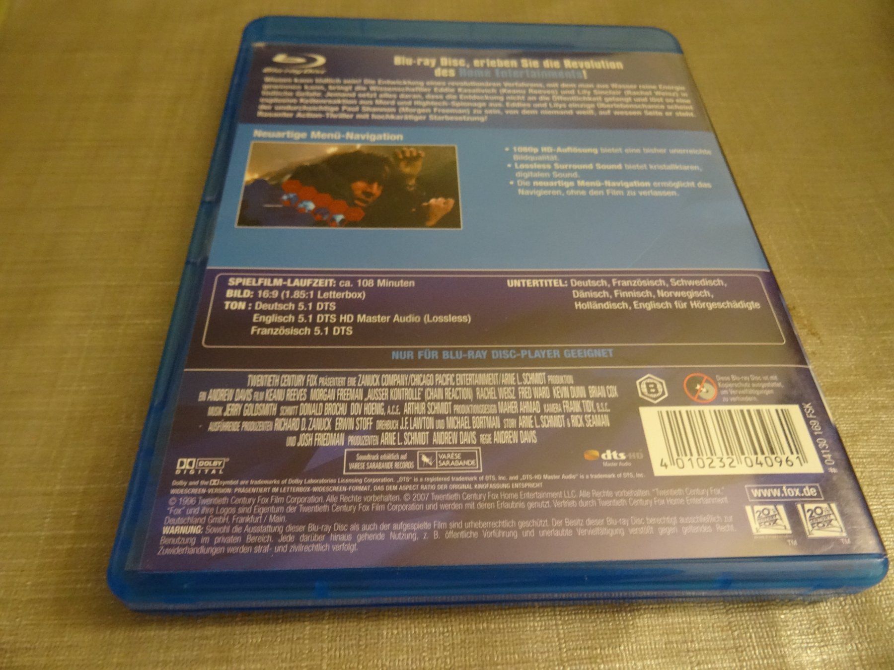 Tutti i DVDs: Keanu Reeves - Ausser Kontrolle - Blu-ray – Usato da Olten venduto da Disc-Verkauf 2