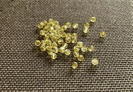 50 perles Swarovski rondes, 4 mm jaune /  SwarovskiPerlen