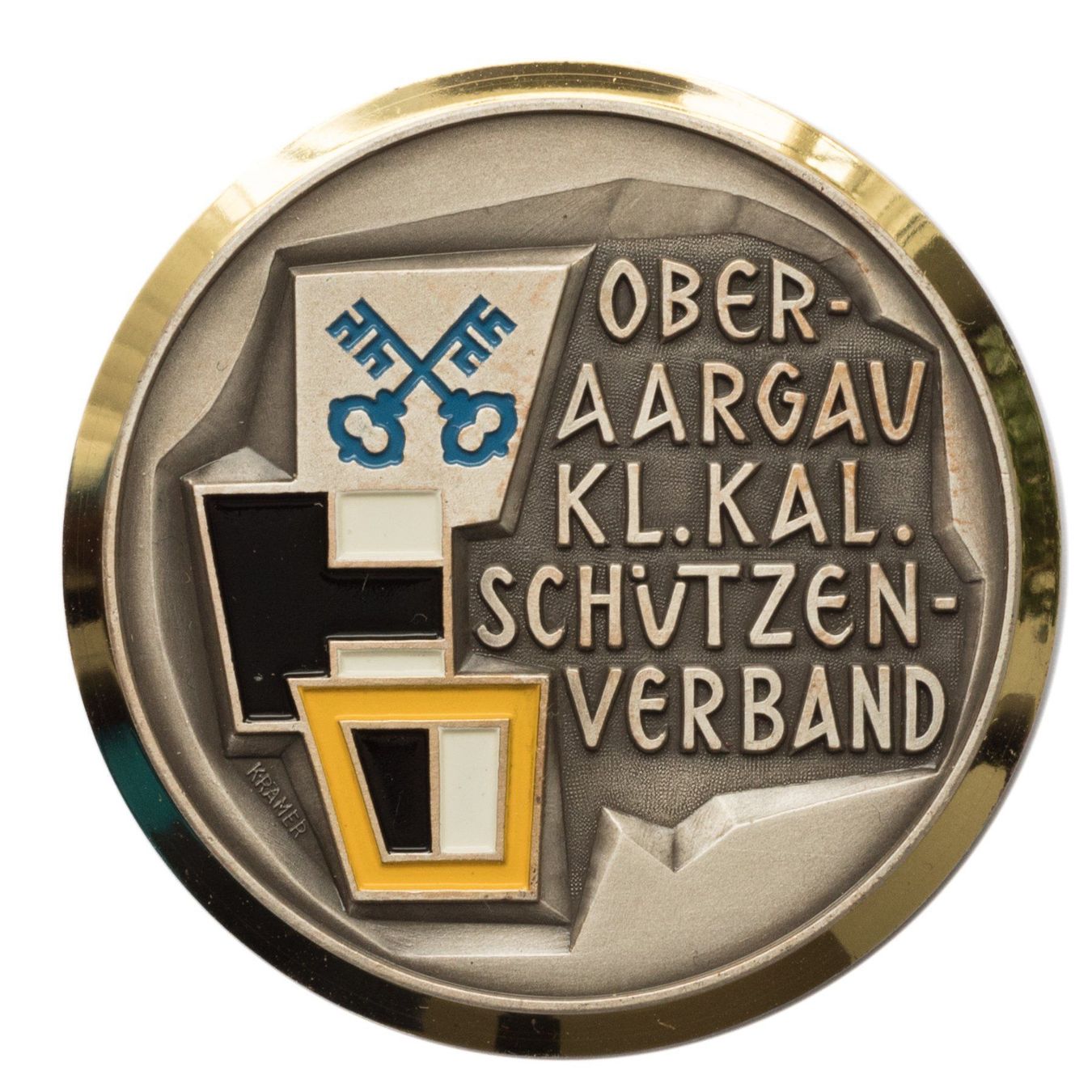 Medaillen: Schützenmedaille Ober Aargau-SV – Gebraucht aus Rotkreuz von Swiss-Coins