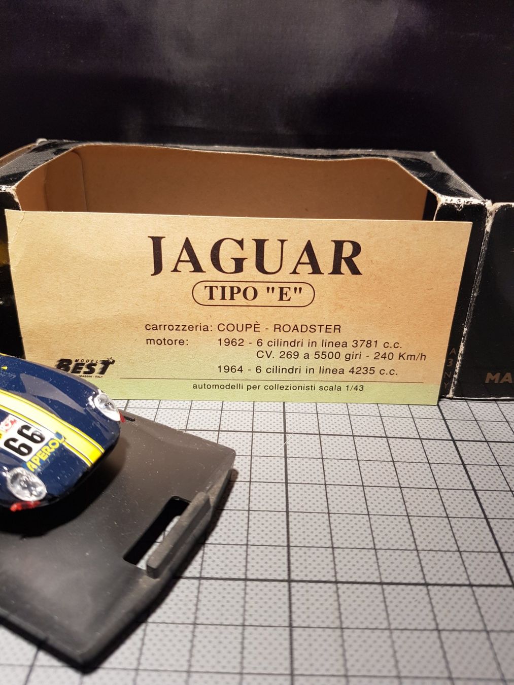 Jaguar Modellautos: Jaguar Tipo E Spyder Misano 1990 – Neu und originalverpackt aus Chézard-St-Martin von AlPat-Collections 6