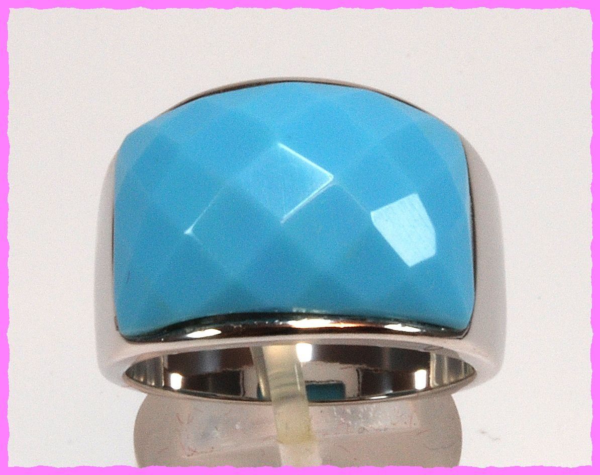 Anelli: Wow, breiter Ring mit Zirkonia – Nuovo e nell'imballaggio originale da Oberglatt ZH venduto da Diamond-Girl