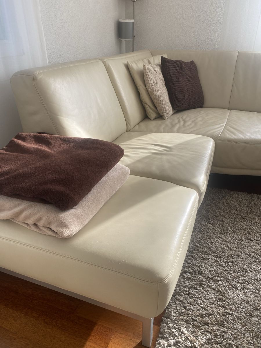 Sofas: Ecksofa Leder Koinor beige – Gebraucht aus Bonstetten von kgeldard 2