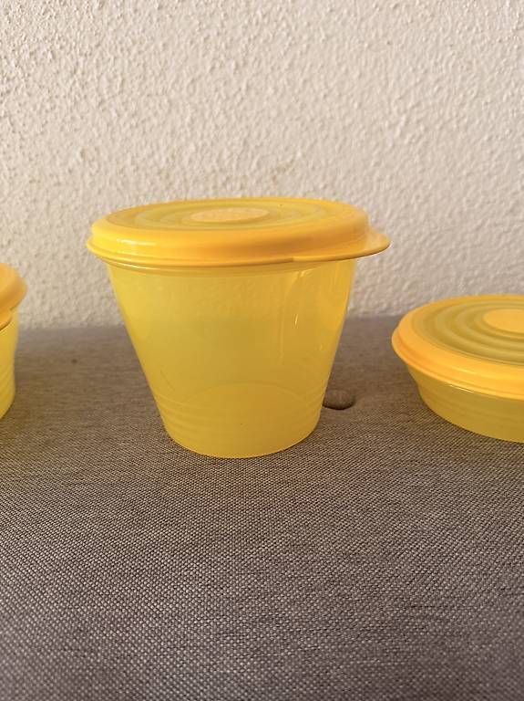 Contenitori & Simili: Tupperware Flexi Schüsselset gelb  3-teilig  neu – Usato da Bellikon venduto da Schwoscht 1
