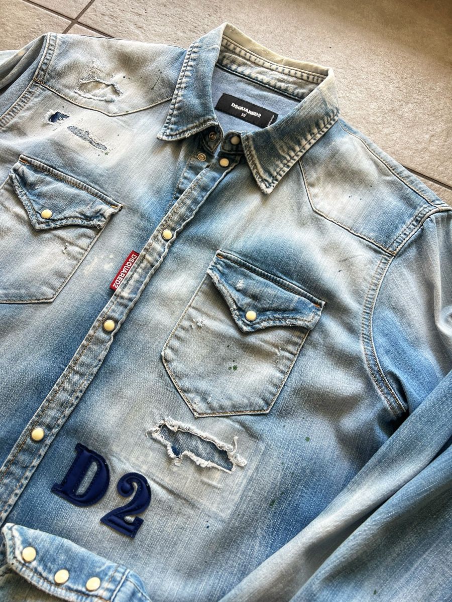 Dsquared2 Chemises: Dsquared2 D2 camicia jeans uomo 50 – D'occasion à Mendrisio par fly_9wzx 1